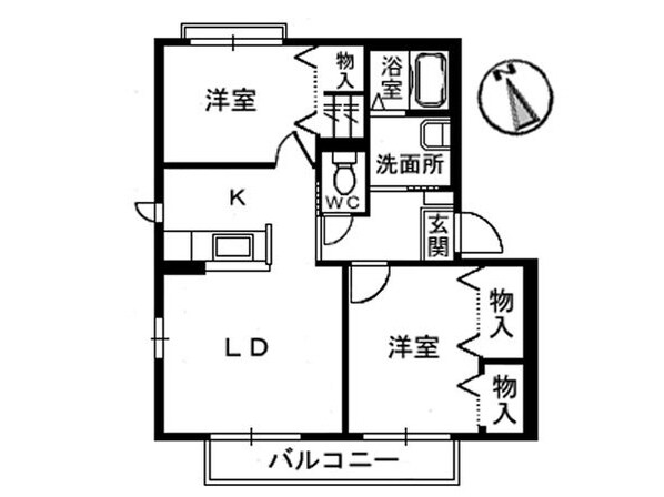 ダンデライオンＡ・Ｂ棟の物件間取画像